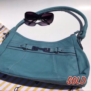 NWOT Blue Rosetti Purse